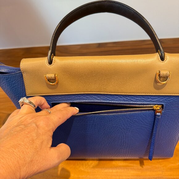 CELINE Smooth Calfskin Mini Tri-Color Belt Bag - Picture 16 of 16